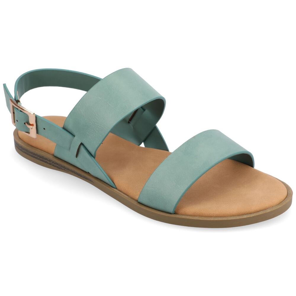 Journee Collection Women Lavine Slingback Sandals Size US 8.5W Blue